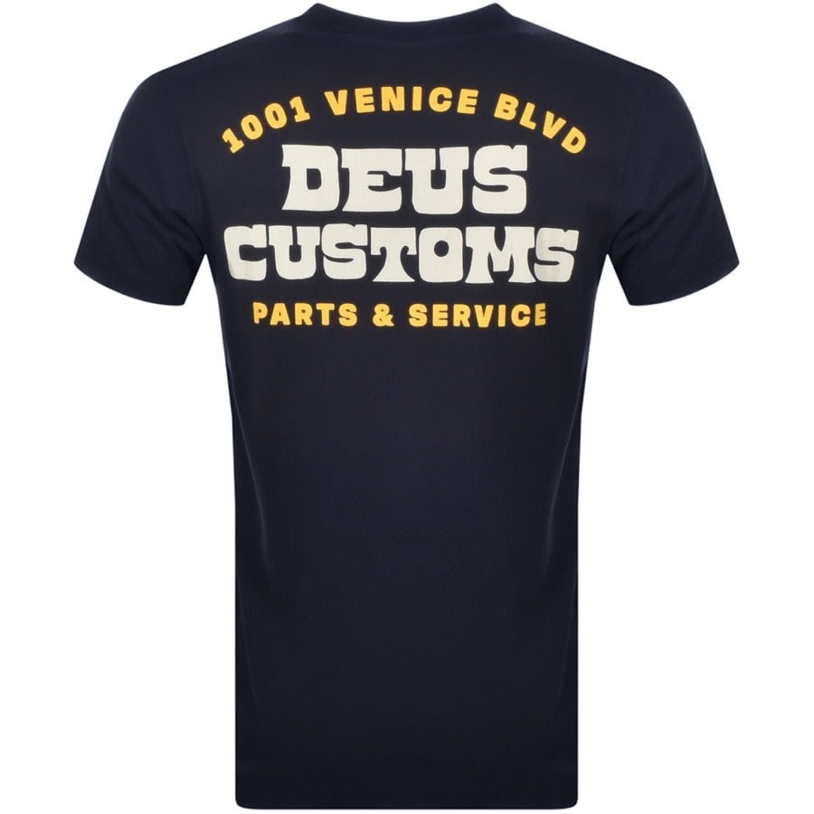 Alternative Image for ProductDeus Ex Machina Austomatica T Shirt Blue2
