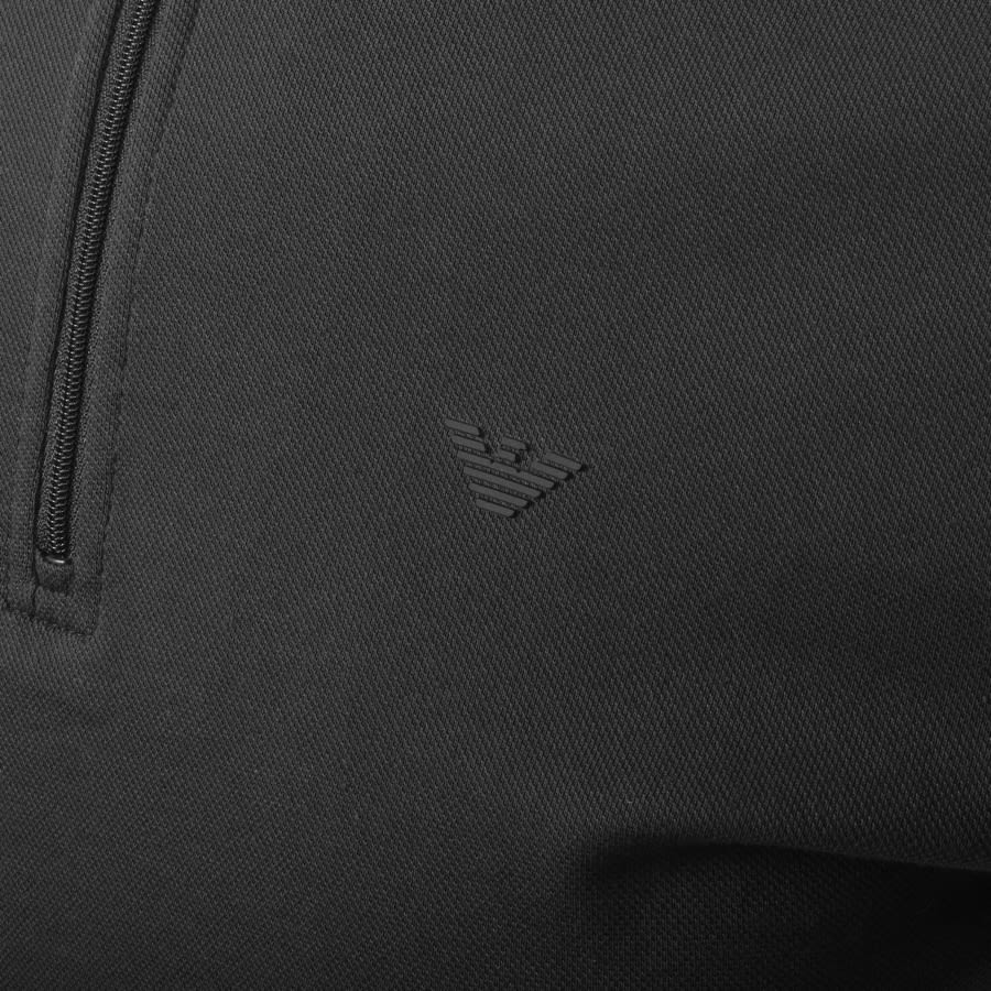 Alternative Image for ProductEmporio Armani Short Sleeved Polo T Shirt Grey3