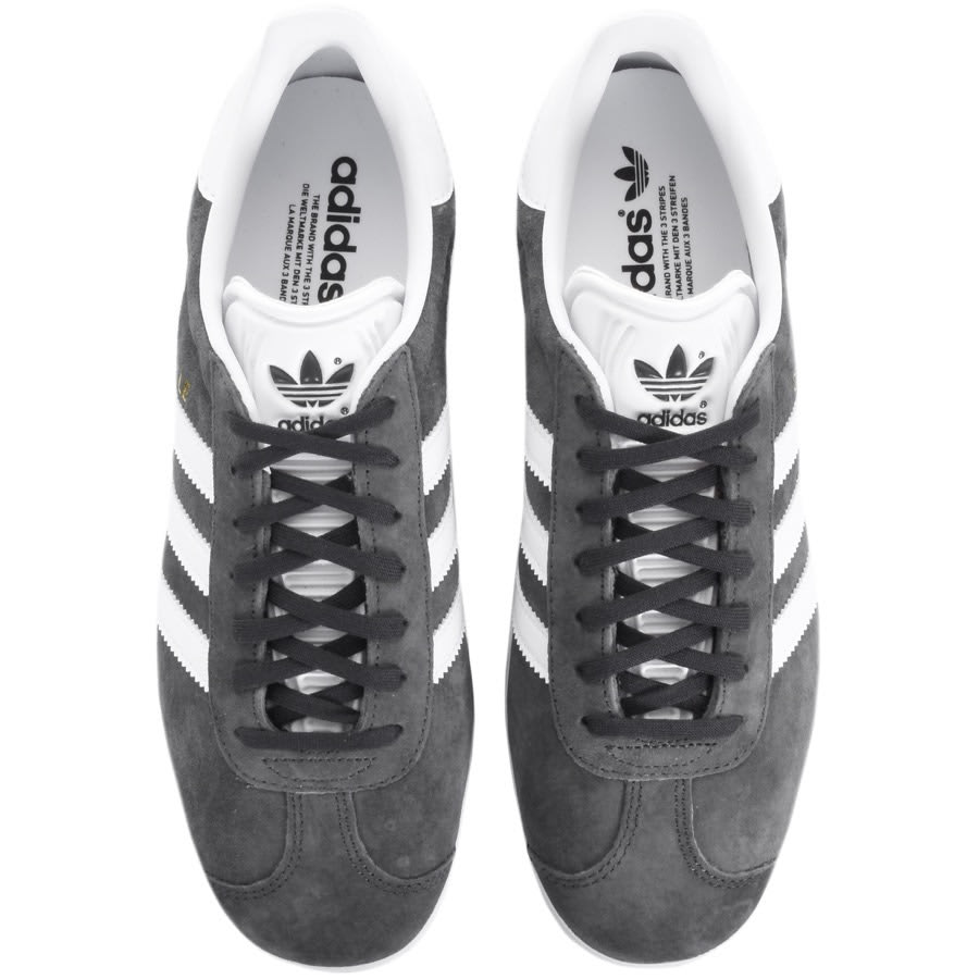 Alternative Image for Productadidas Originals Gazelle Trainers Grey3