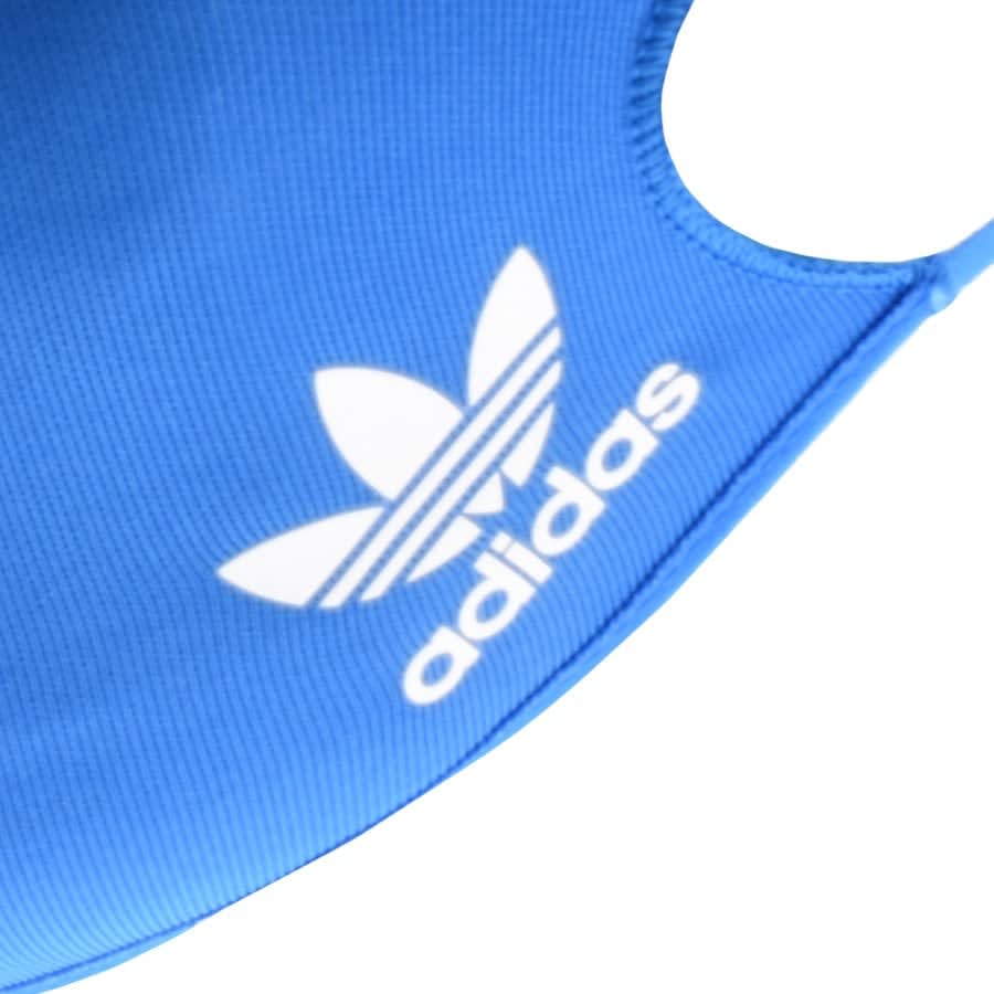 Alternative Image for Productadidas Originals Three Pack Face Masks Blue3