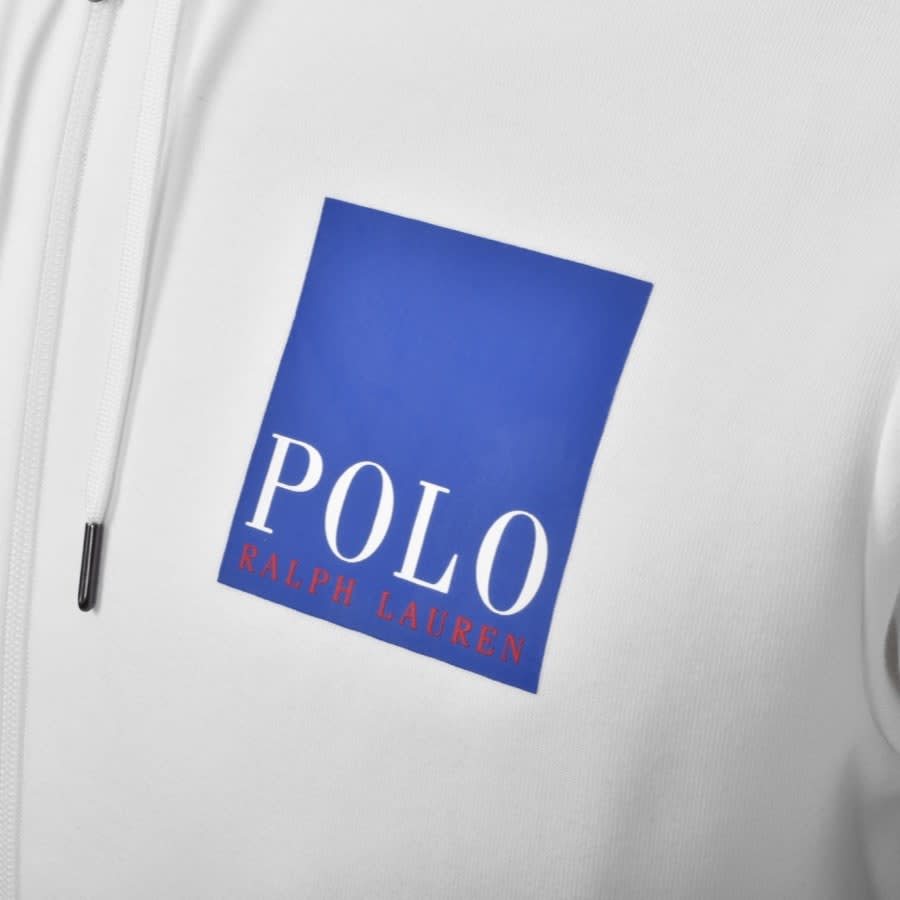 Alternative Image for ProductRalph Lauren Polo Full Zip Hoodie White3