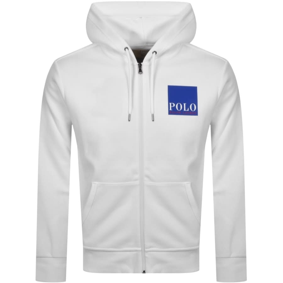 Alternative Image for ProductRalph Lauren Polo Full Zip Hoodie White1
