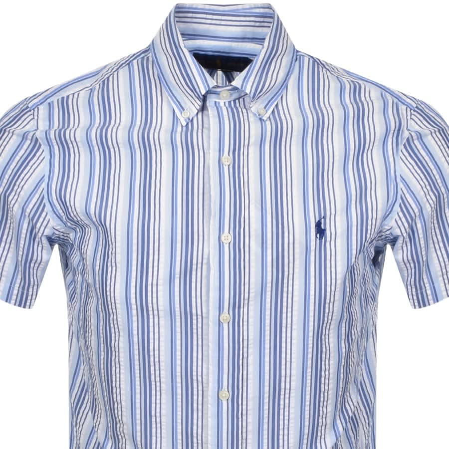 Alternative Image for ProductRalph Lauren Seersucker Stripe Short Sleeved Shirt2