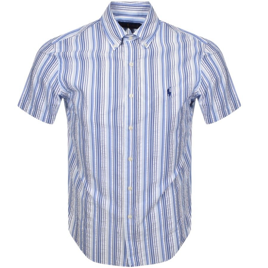 Alternative Image for ProductRalph Lauren Seersucker Stripe Short Sleeved Shirt1