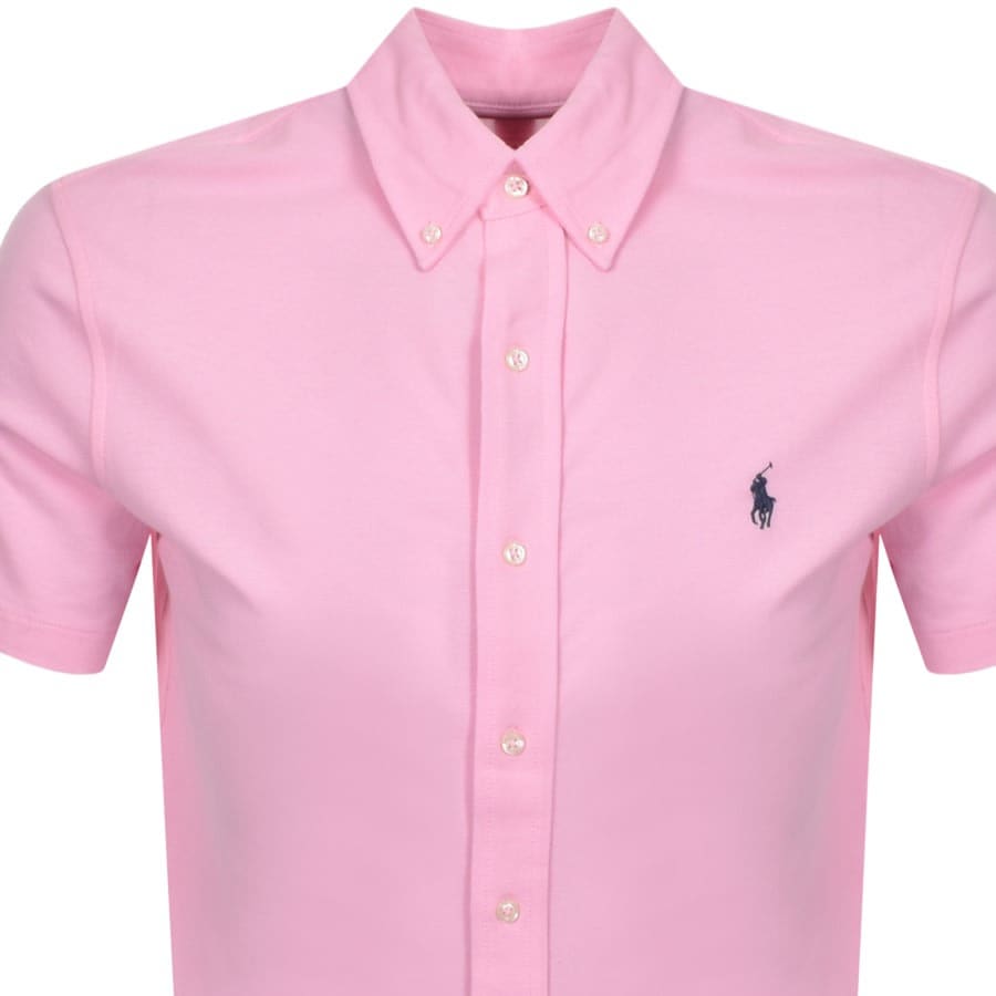 Alternative Image for ProductRalph Lauren Featherweight Short Sleeve Shirt Pink2