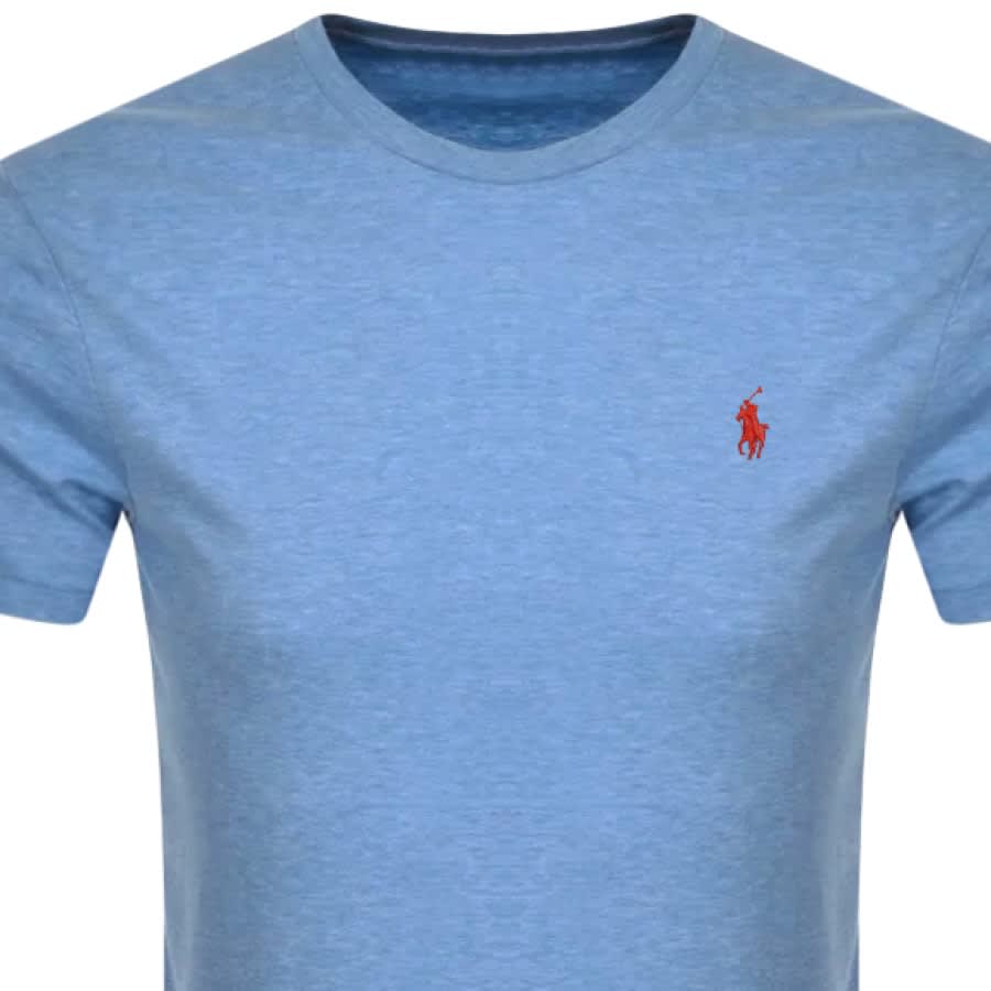 Alternative Image for ProductRalph Lauren Crew Neck Slim Fit T Shirt Blue2