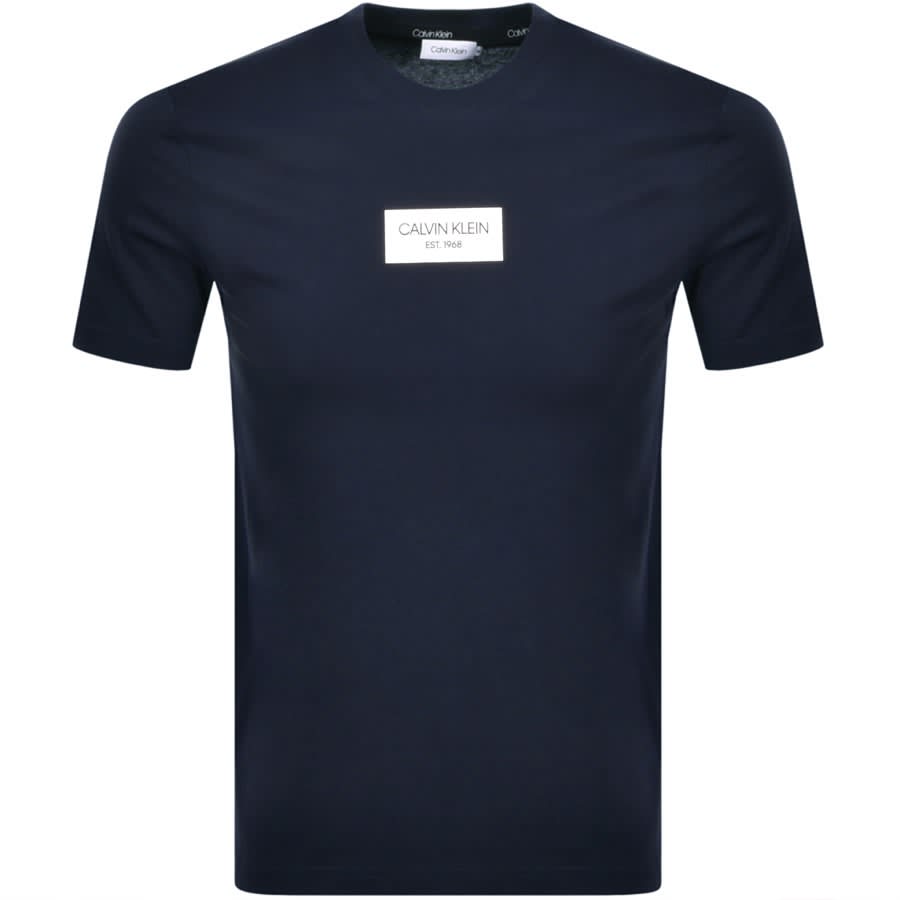 Alternative Image for ProductCalvin Klein Logo T Shirt Navy1