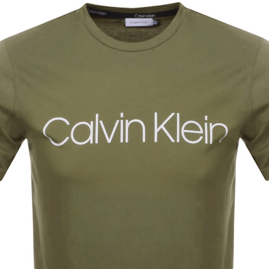 Alternative Image for ProductCalvin Klein Logo T Shirt Green2