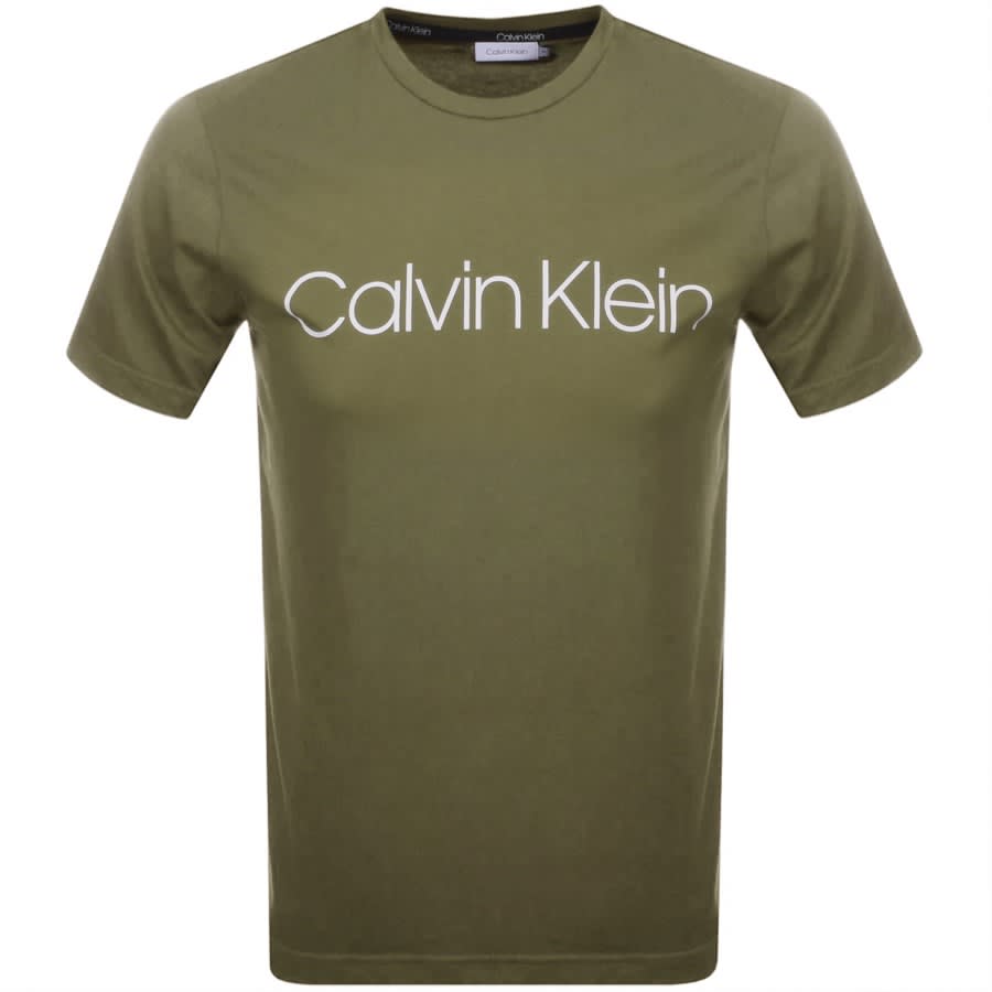 Alternative Image for ProductCalvin Klein Logo T Shirt Green1