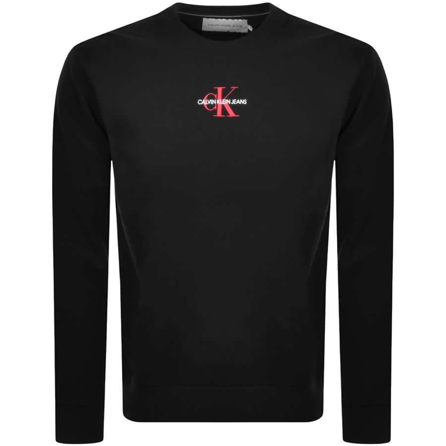 Alternative Image for ProductCalvin Klein Jeans Iconic Sweatshirt Black1