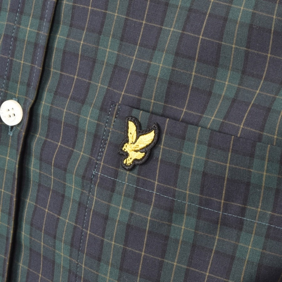 Alternative Image for ProductLyle And Scott Poplin Long Sleeve Shirt Green3