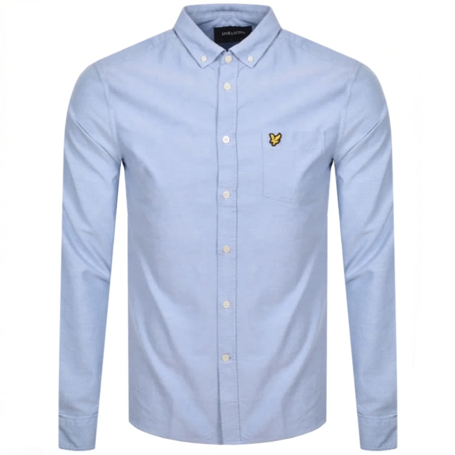 Alternative Image for ProductLyle And Scott Long Sleeve Oxford Shirt Blue1