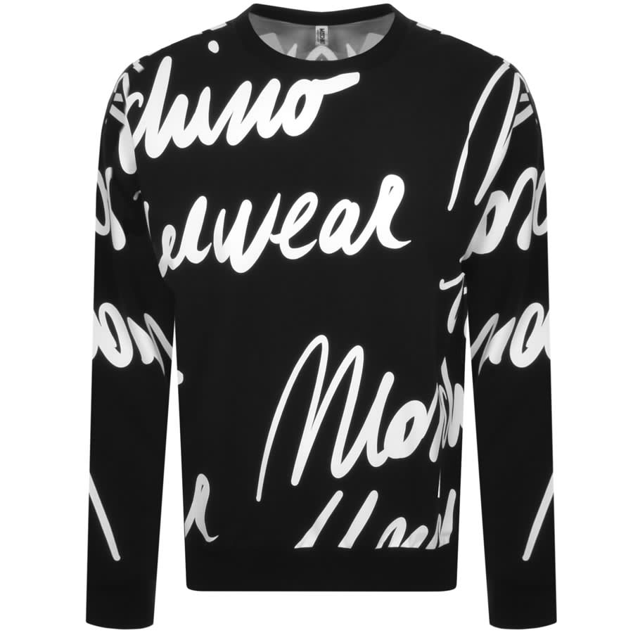 Alternative Image for ProductMoschino Logo Sweatshirt Black1