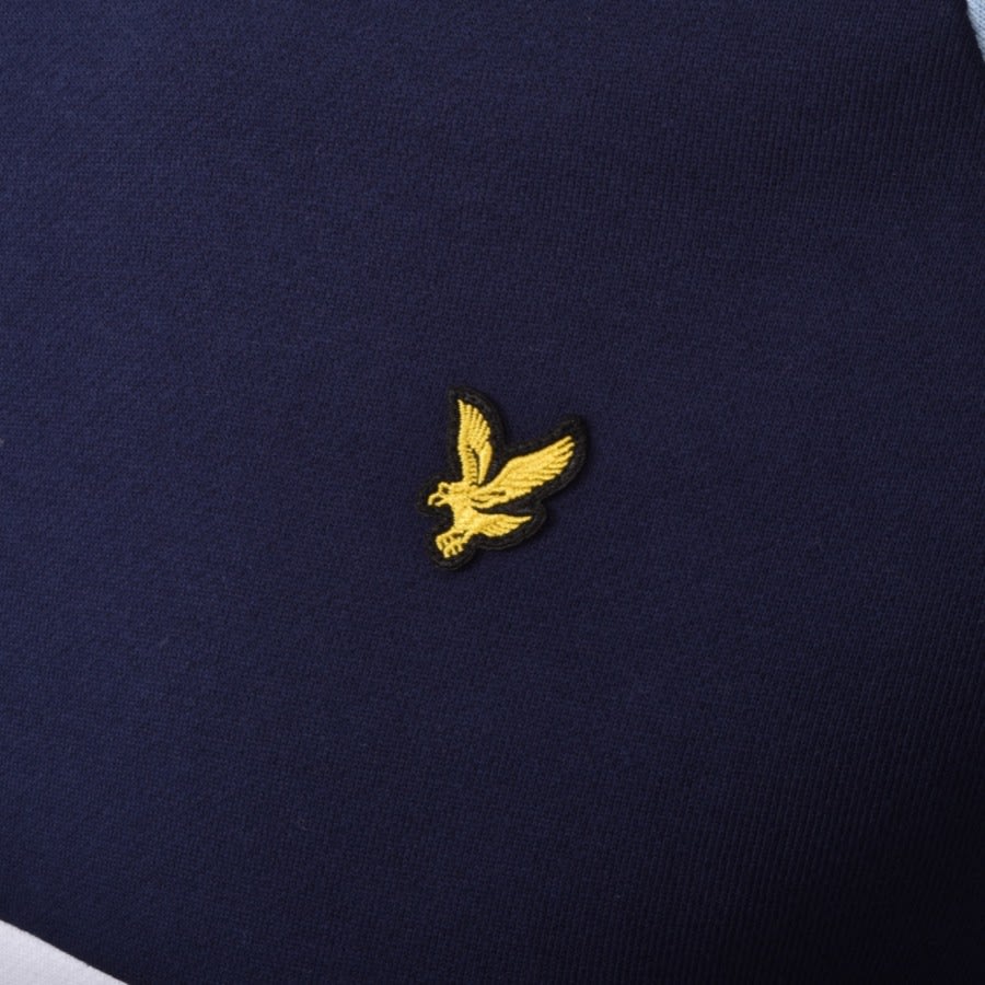 Alternative Image for ProductLyle And Scott Raglan Stripe Sweatshirt Navy3