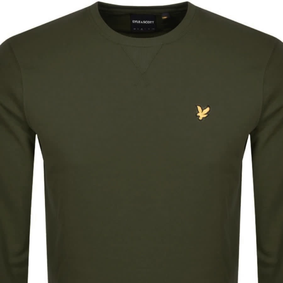 Alternative Image for ProductLyle And Scott Crew Neck Sweatshirt Khaki2