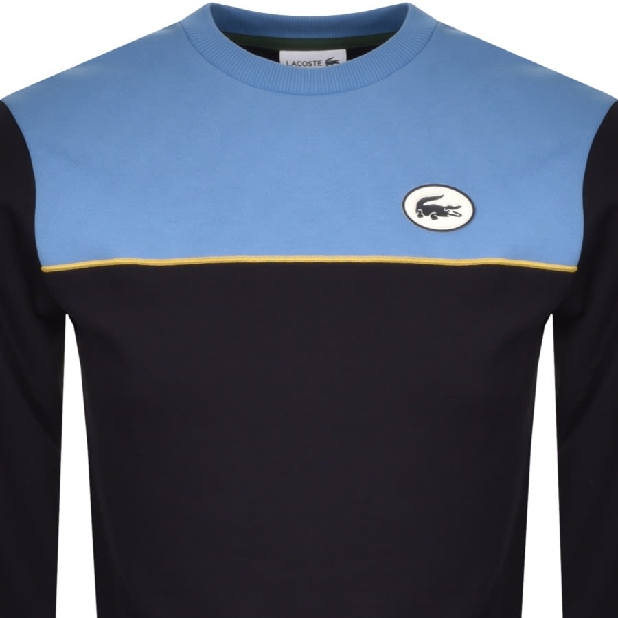 Alternative Image for ProductLacoste Colour Block Sweatshirt Black2