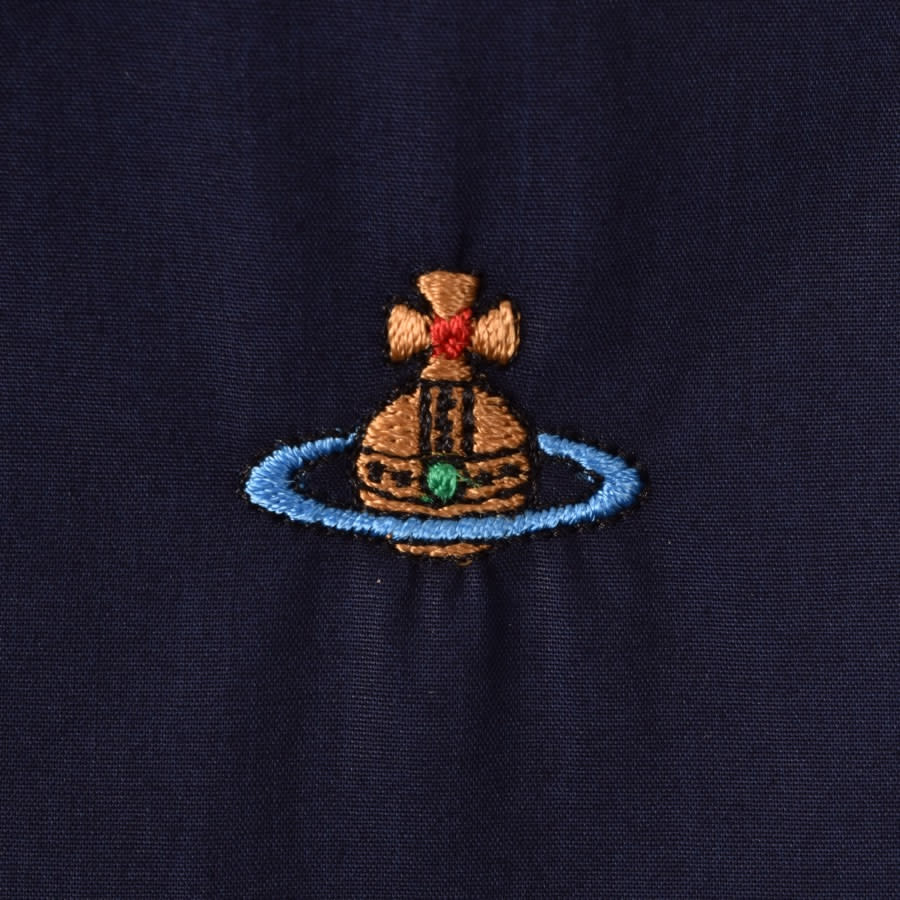 Alternative Image for ProductVivienne Westwood Slim Long Sleeved Shirt Navy3