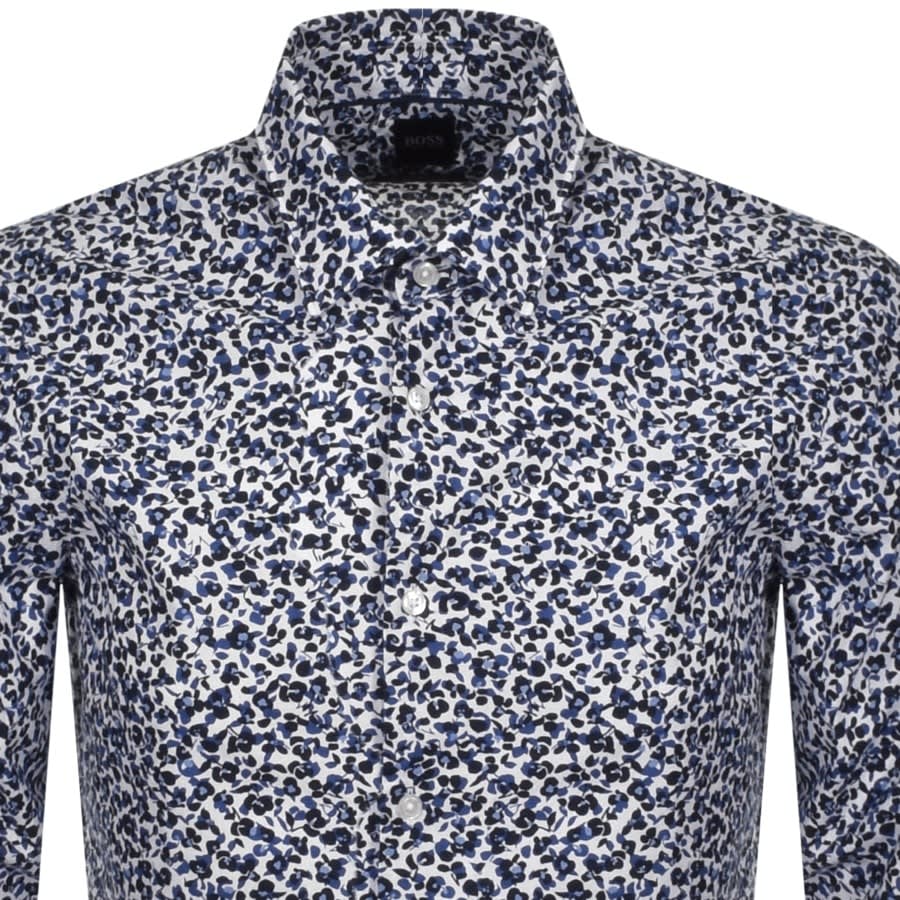 Alternative Image for ProductBOSS Lukas Long Sleeved Shirt Blue3