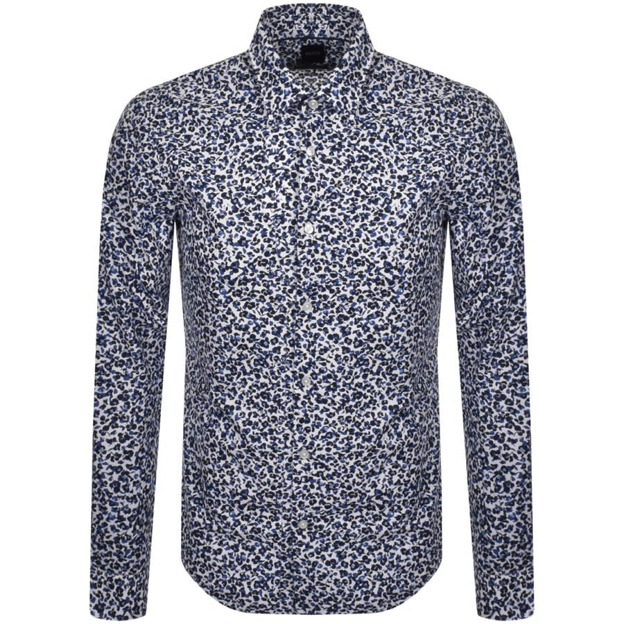 Alternative Image for ProductBOSS Lukas Long Sleeved Shirt Blue1