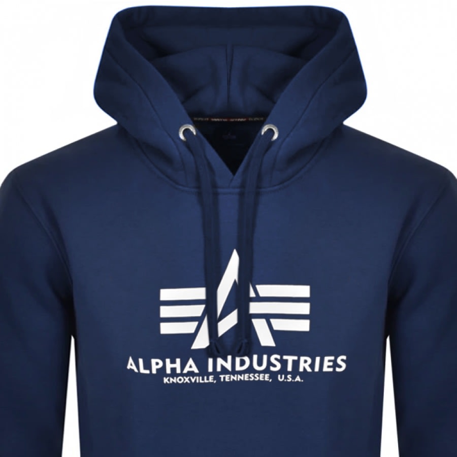Alternative Image for ProductAlpha Industries Basic Hoodie Navy2