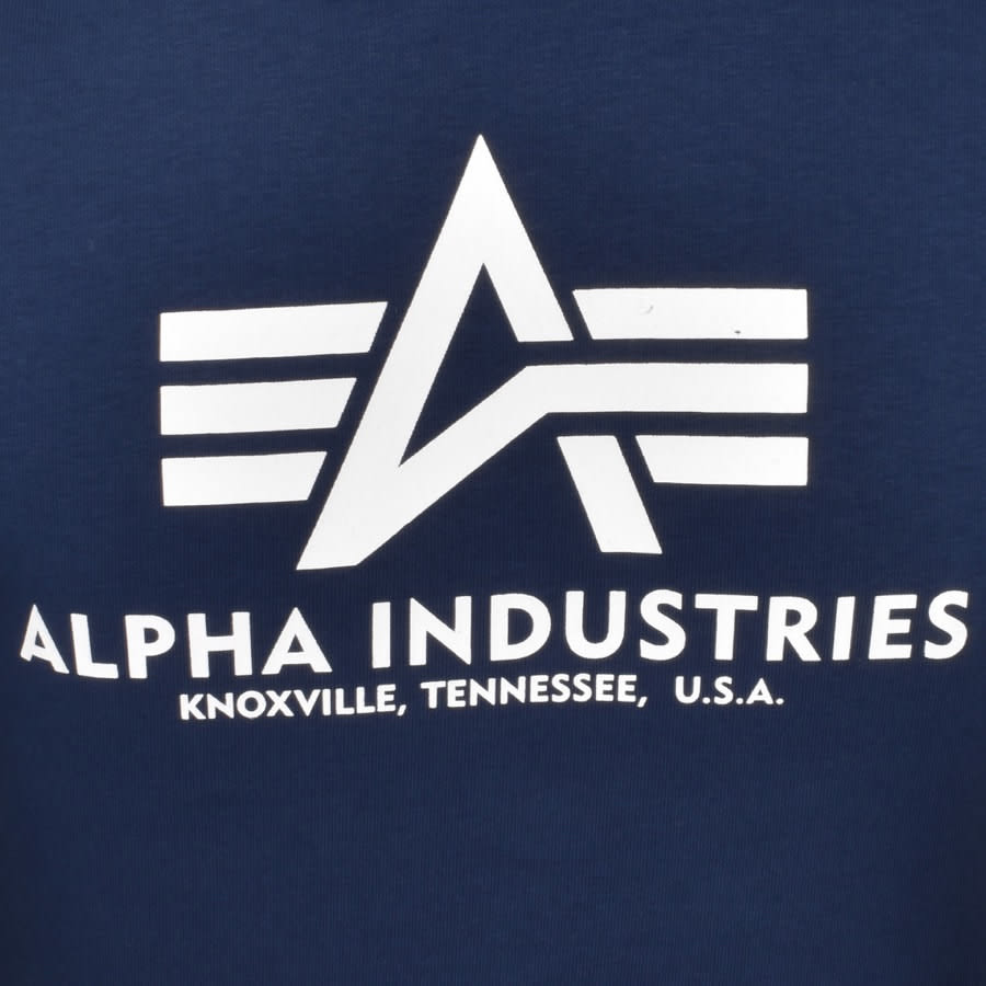 Alternative Image for ProductAlpha Industries Basic Hoodie Navy3