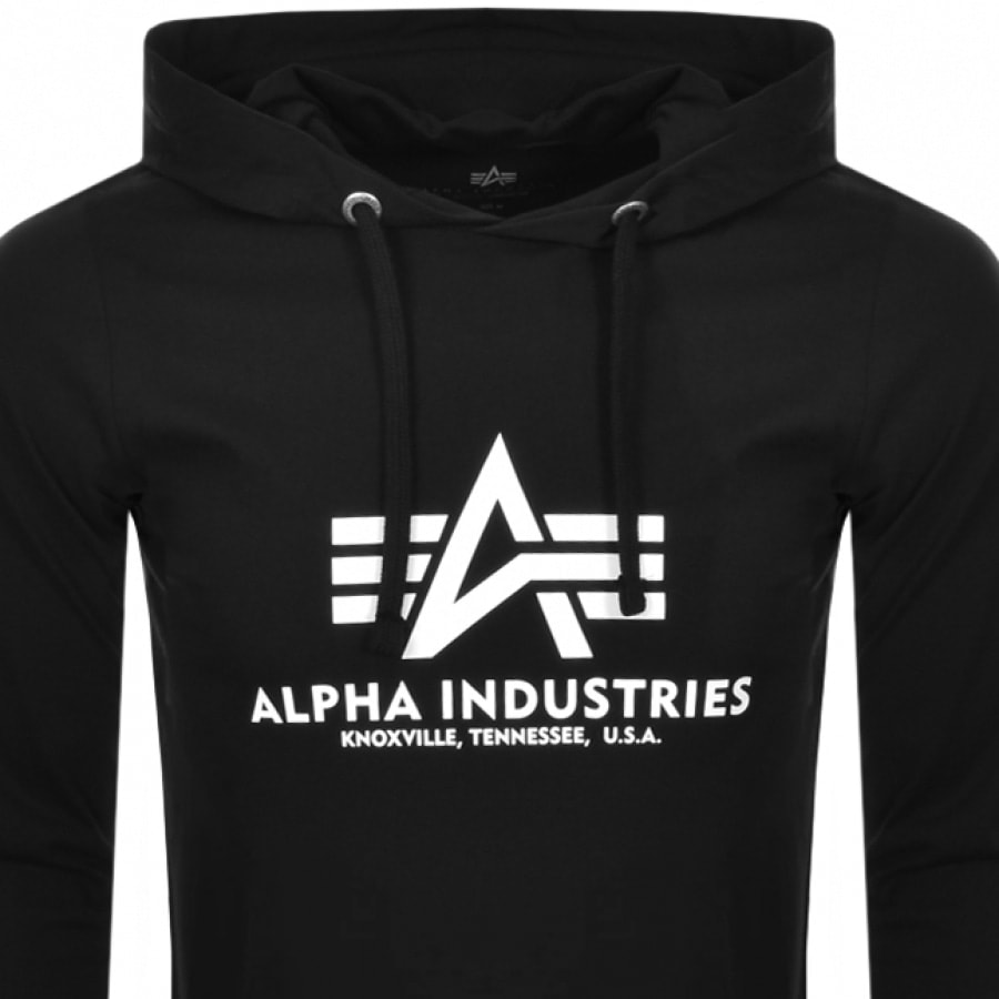 Alternative Image for ProductAlpha Industries Long Sleeve T Shirt In Black2