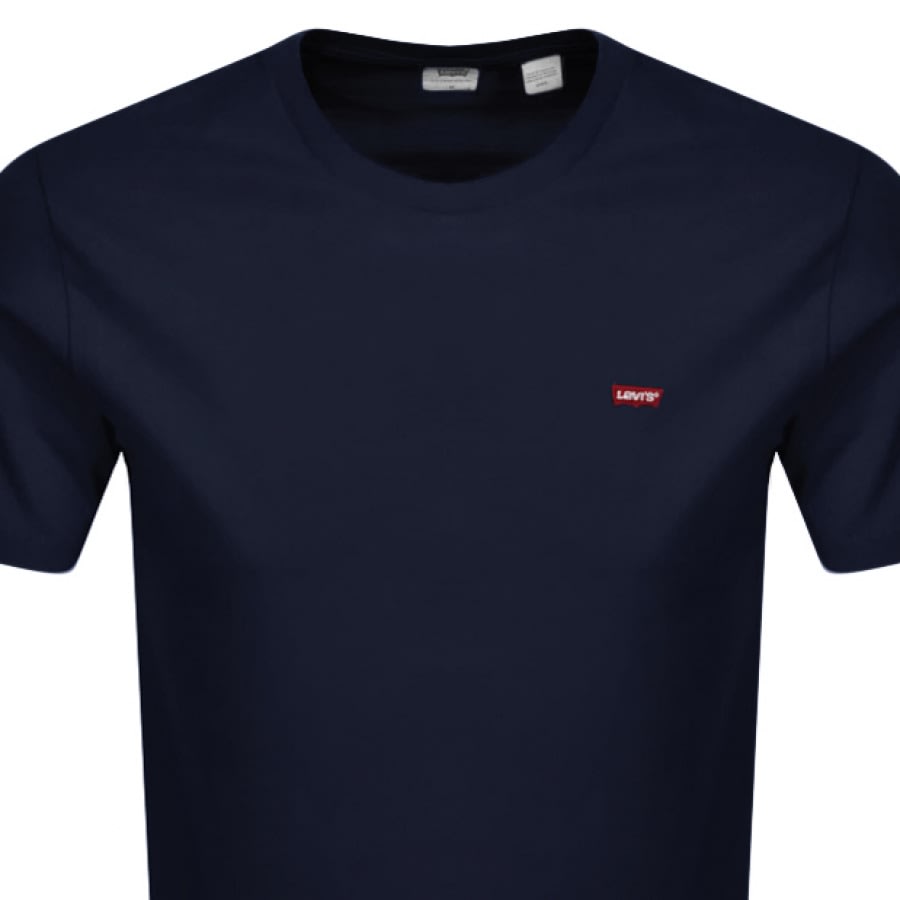 Alternative Image for ProductLevis Original Crew Neck Logo T Shirt Navy2