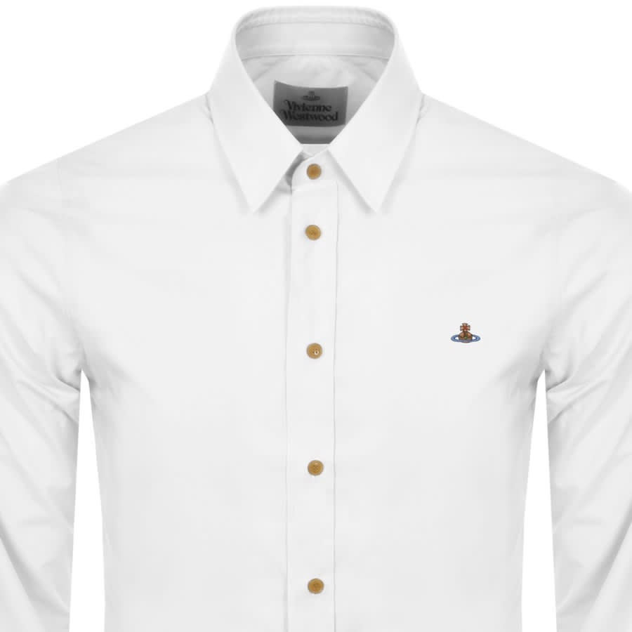 Alternative Image for ProductVivienne Westwood Slim Long Sleeved Shirt White2