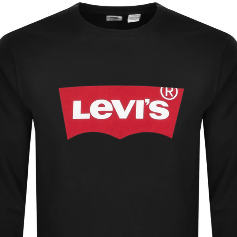 Alternative Image for ProductLevis Photo Crew Neck Sweatshirt Black2