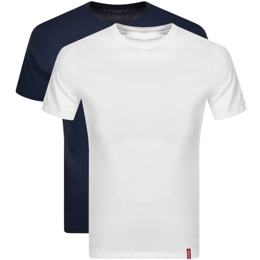 Alternative Image for ProductLevis Original Two Pack Crew Neck T Shirt White1