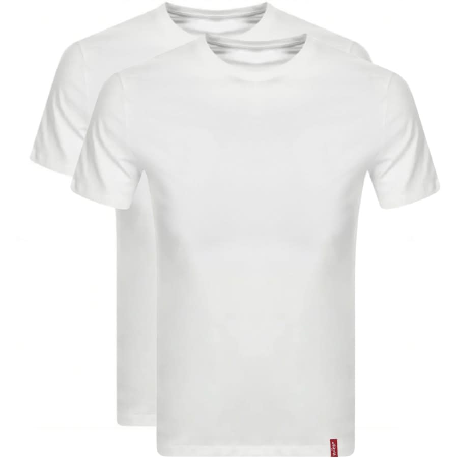 Alternative Image for ProductLevis Original Two Pack Crew Neck T Shirt White1