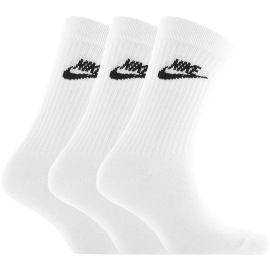 Alternative Image for ProductNike Three Pack Socks White1