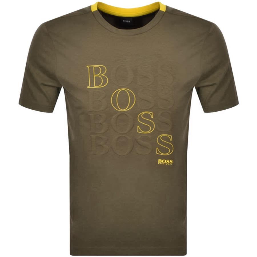 Alternative Image for ProductBOSS Crew Neck Teeonic T Shirt Green1