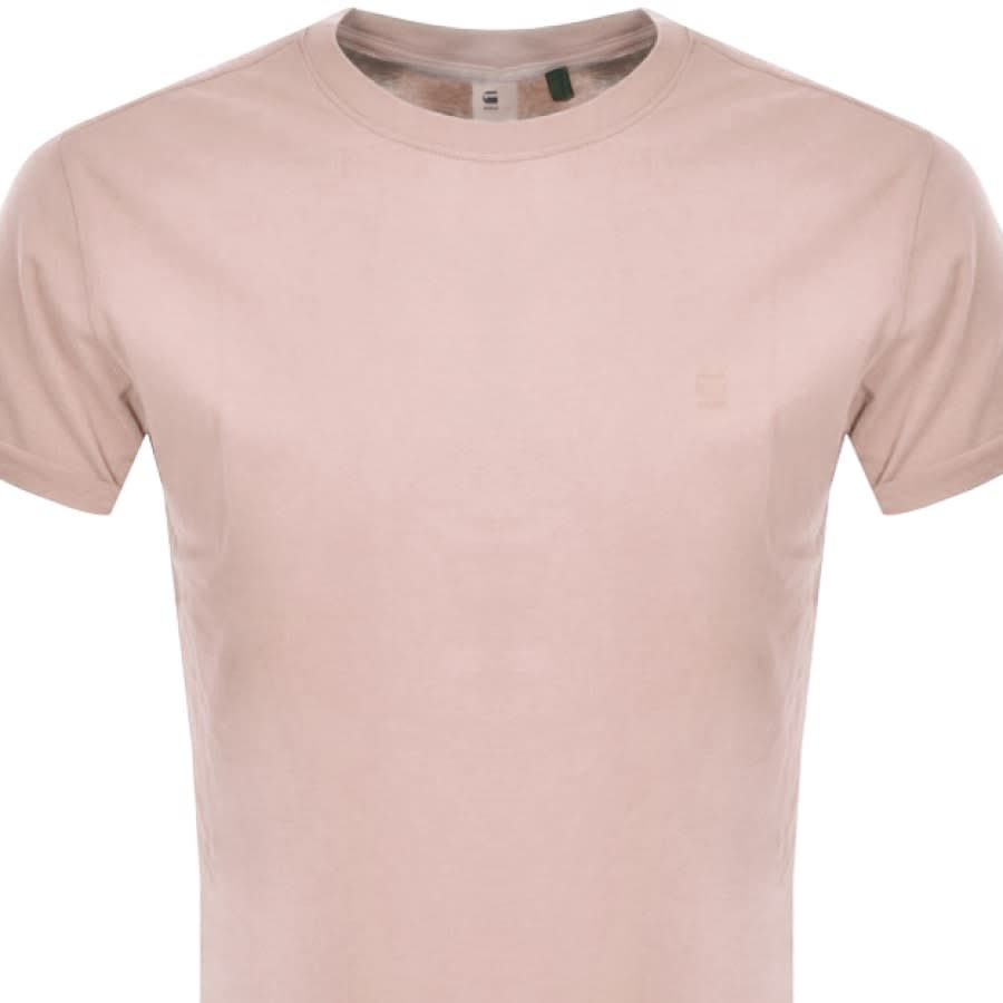 Alternative Image for ProductG Star Raw Lash Logo T Shirt Pink2