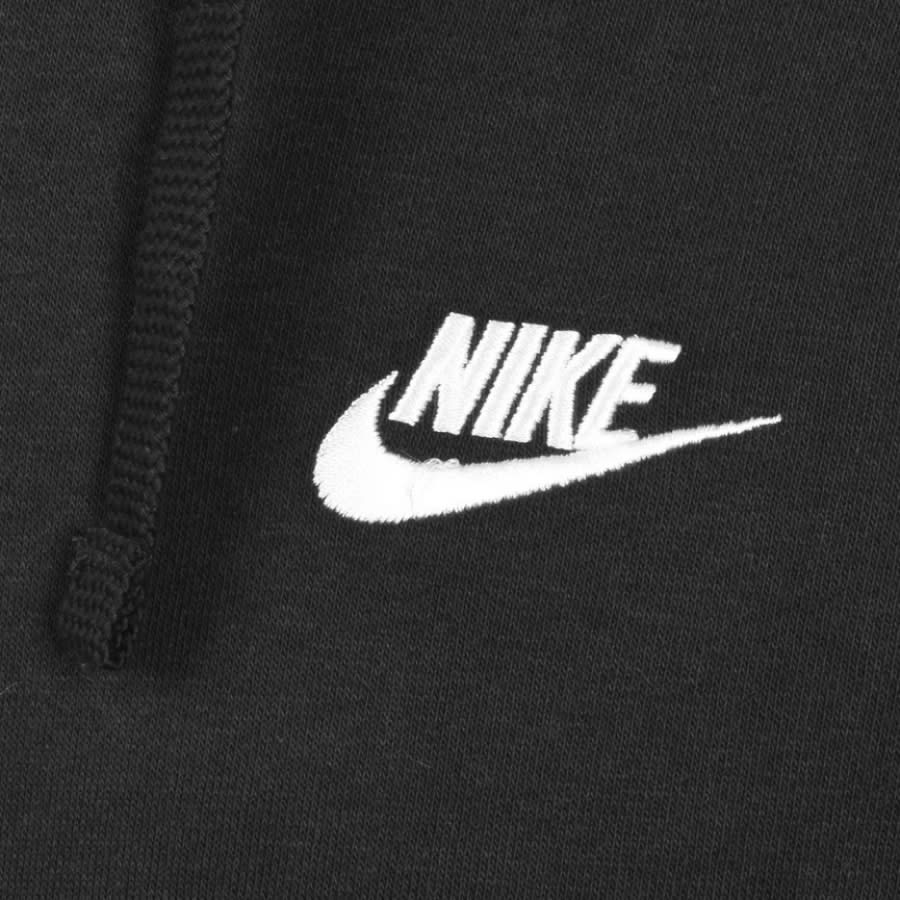 Nike Full Zip Club Hoodie Black | Mainline Menswear