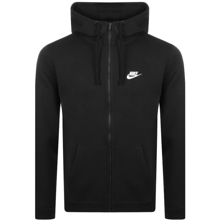 Alternative Image for ProductNike Full Zip Club Hoodie Black1