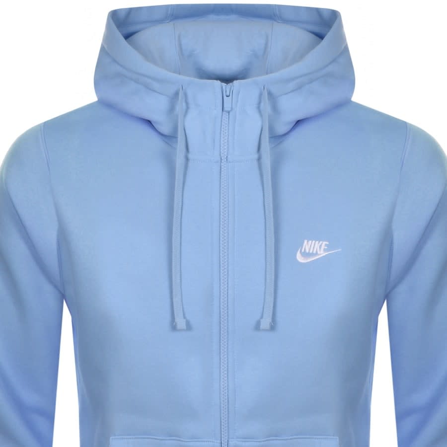 Alternative Image for ProductNike Full Zip Club Hoodie Blue2