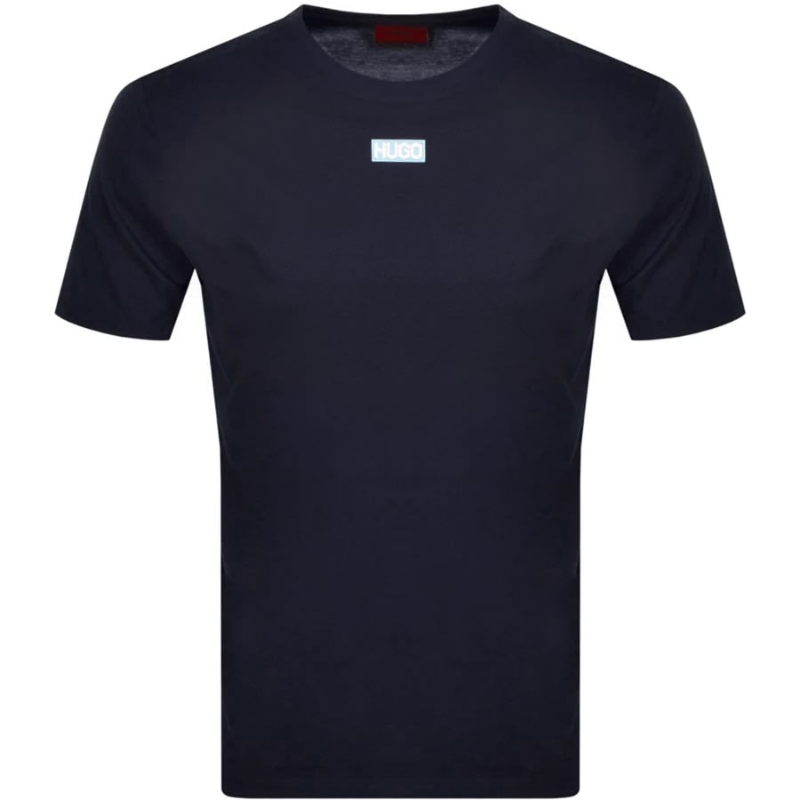 Alternative Image for ProductHUGO Durned 212 Crew Neck T Shirt Navy1