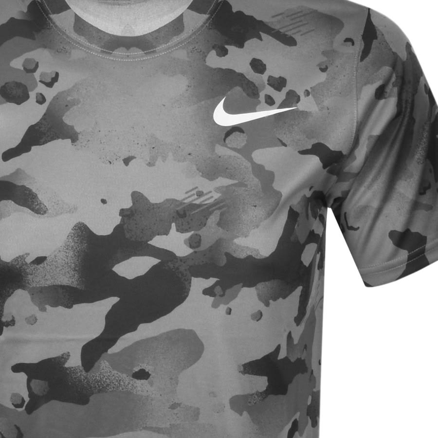 Alternative Image for ProductNike Training Camo Dry T Shirt Grey3