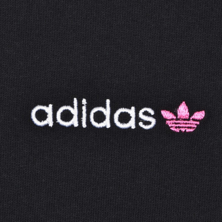 Alternative Image for Productadidas Originals Linear Repeat T Shirt Black3
