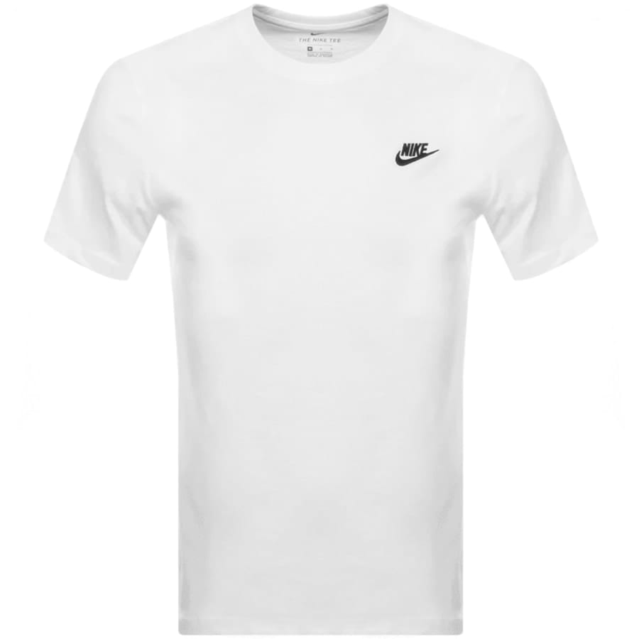 Alternative Image for ProductNike Crew Neck Club T Shirt White1