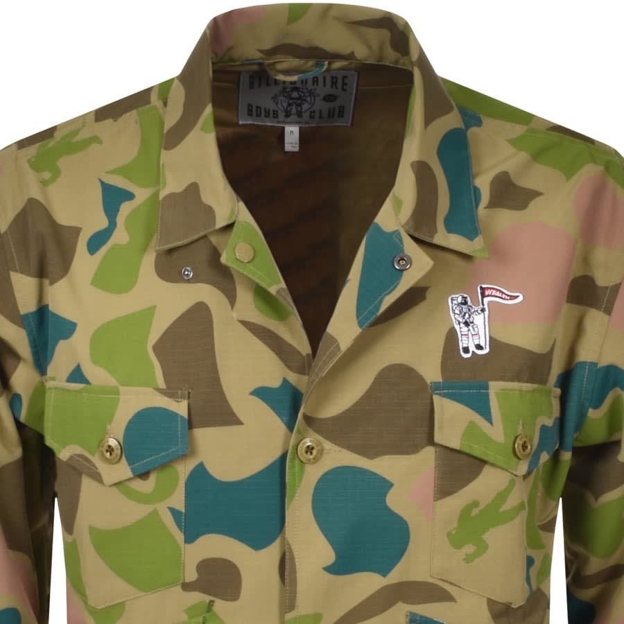Alternative Image for ProductBillionaire Boys Club Camouflage Jacket Green2