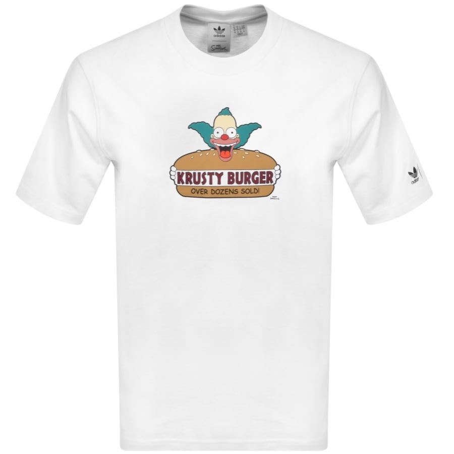 Alternative Image for Productadidas Originals X The Simpsons Logo T Shirt White1