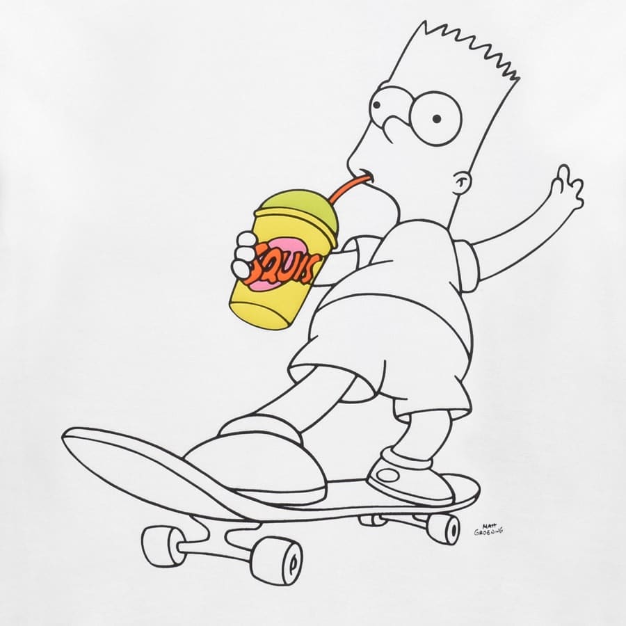 Alternative Image for Productadidas Originals X The Simpsons Logo T Shirt White3