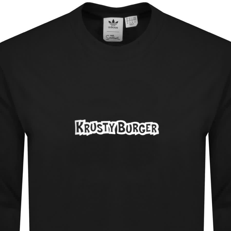 Alternative Image for Productadidas Originals X The Simpsons Logo T Shirt Black2