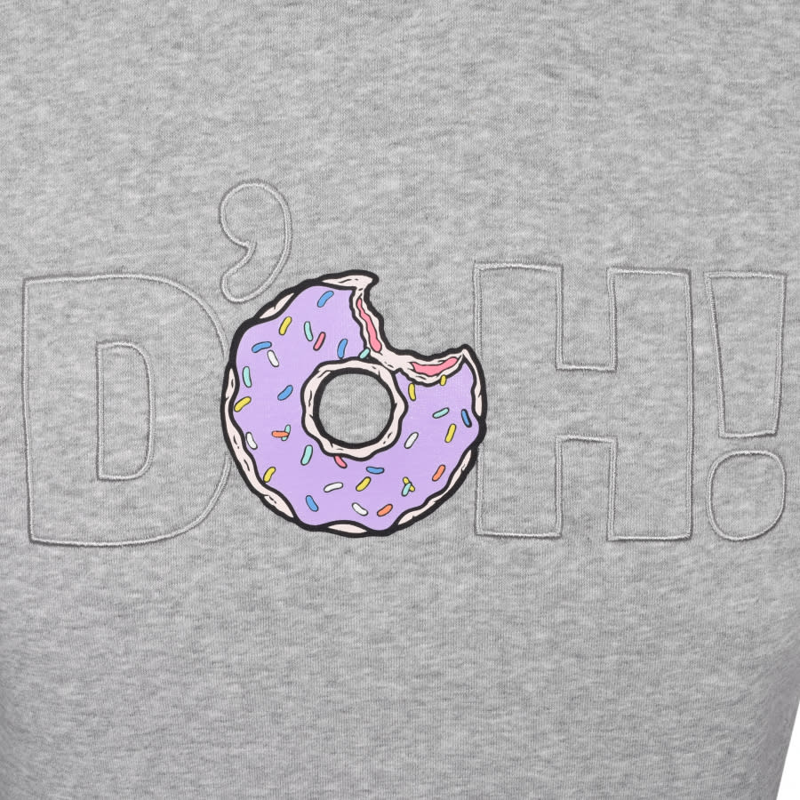 Alternative Image for Productadidas Originals X The Simpsons DOH Hoodie Grey3
