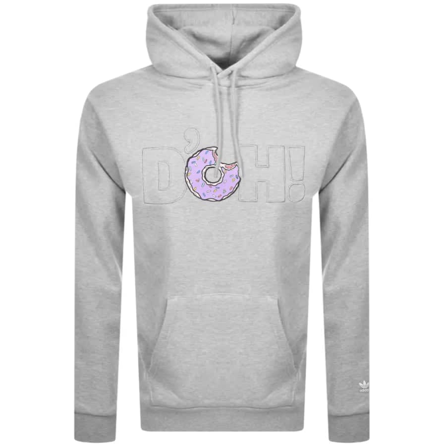 Alternative Image for Productadidas Originals X The Simpsons DOH Hoodie Grey1