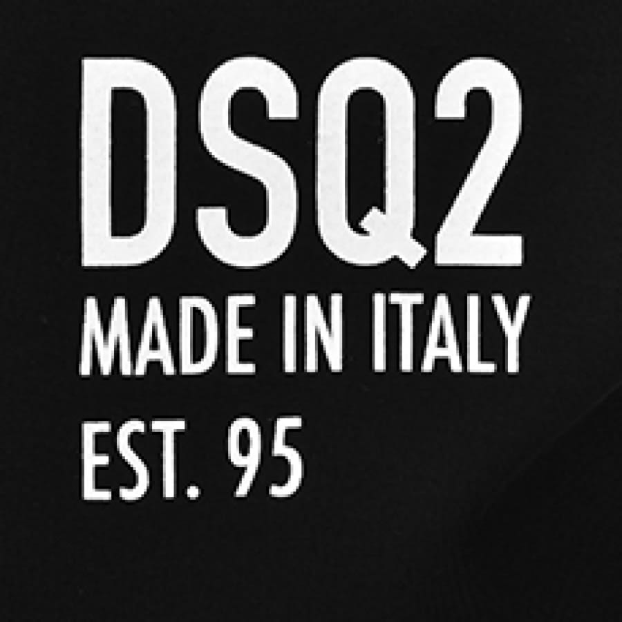 Alternative Image for ProductDSQUARED2 Logo Short Sleeved T Shirt Black3