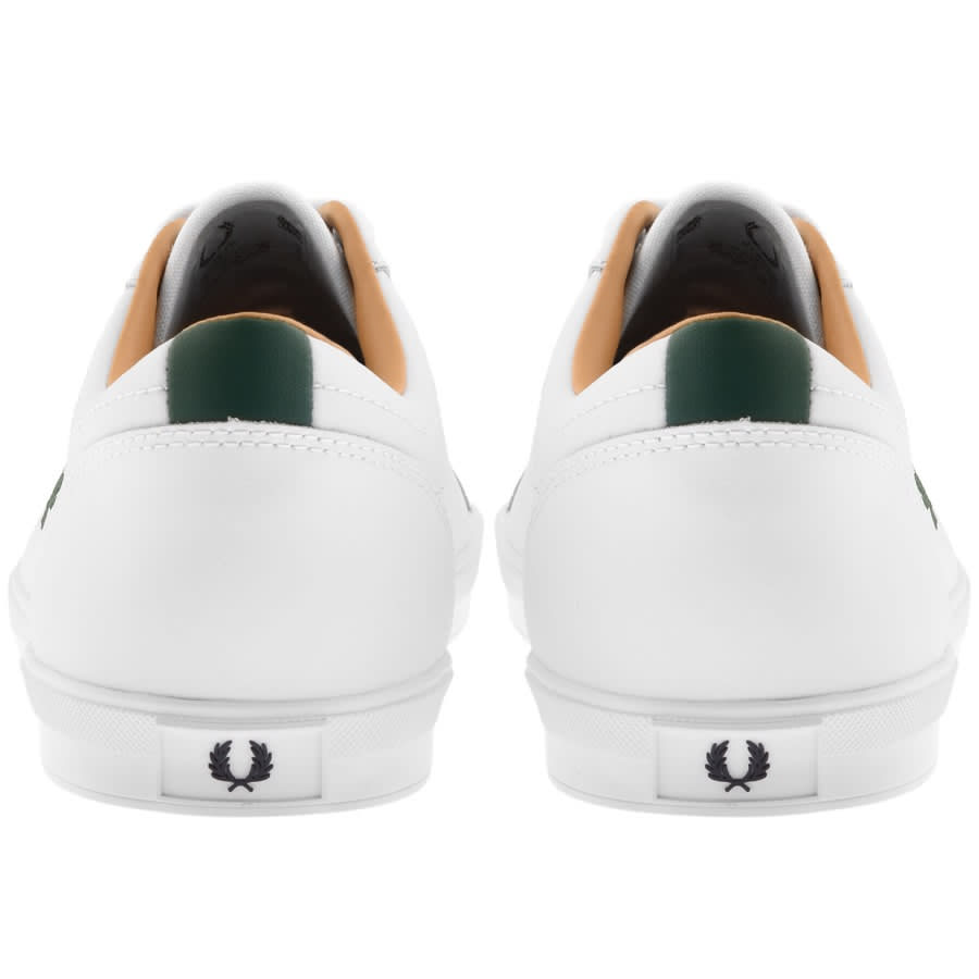 Alternative Image for ProductFred Perry Baseline Leather Trainers White2