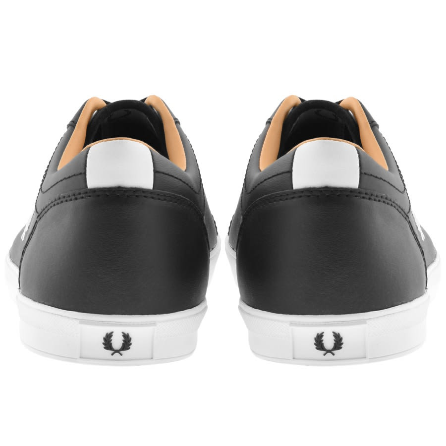 Alternative Image for ProductFred Perry Baseline Leather Trainers Black2